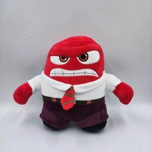 Inside Out 2 Cartoon Figure Plush Doll Anger Movie Stuffed Toy